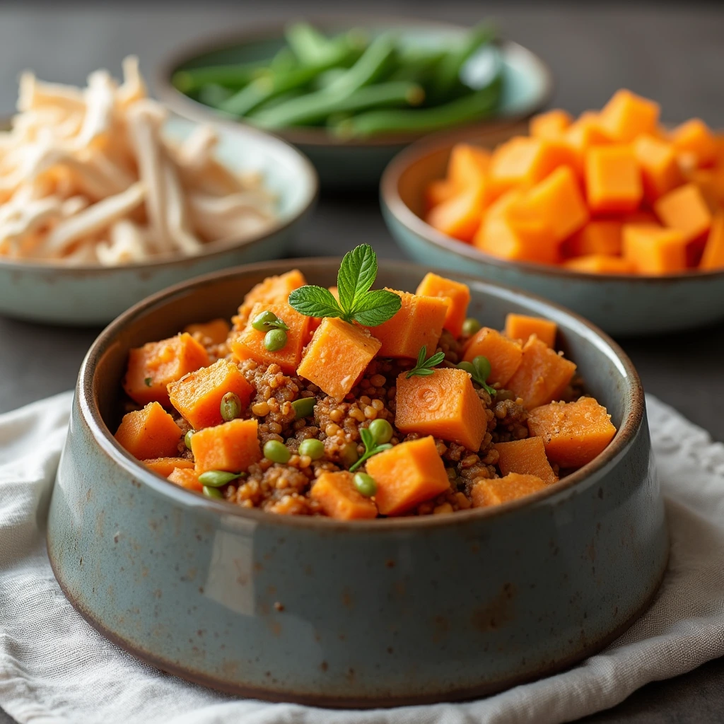 Easy Chicken and Sweet Potato Dog Recipe