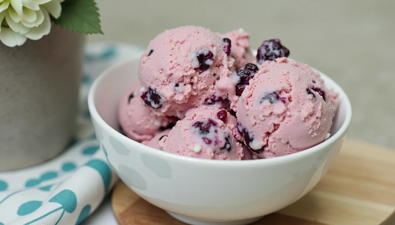 Blueberry Peanut Butter Dog Ice Cream: A Cool and Nutritious Treat for Your Furry Friend