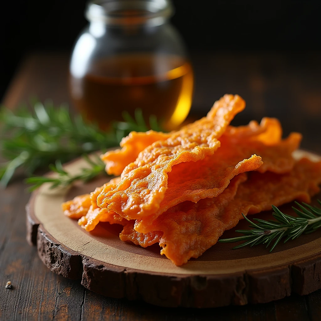 Homemade Chicken Jerky Strips for Dogs