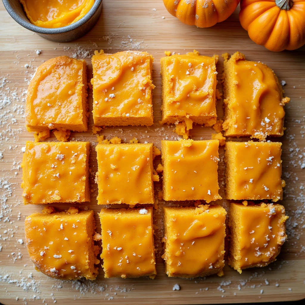 Pumpkin Coconut Squares
